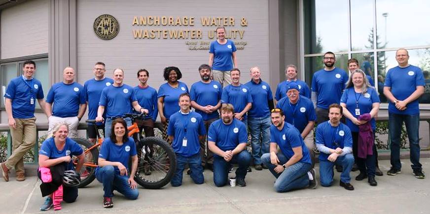 bike to work group photo